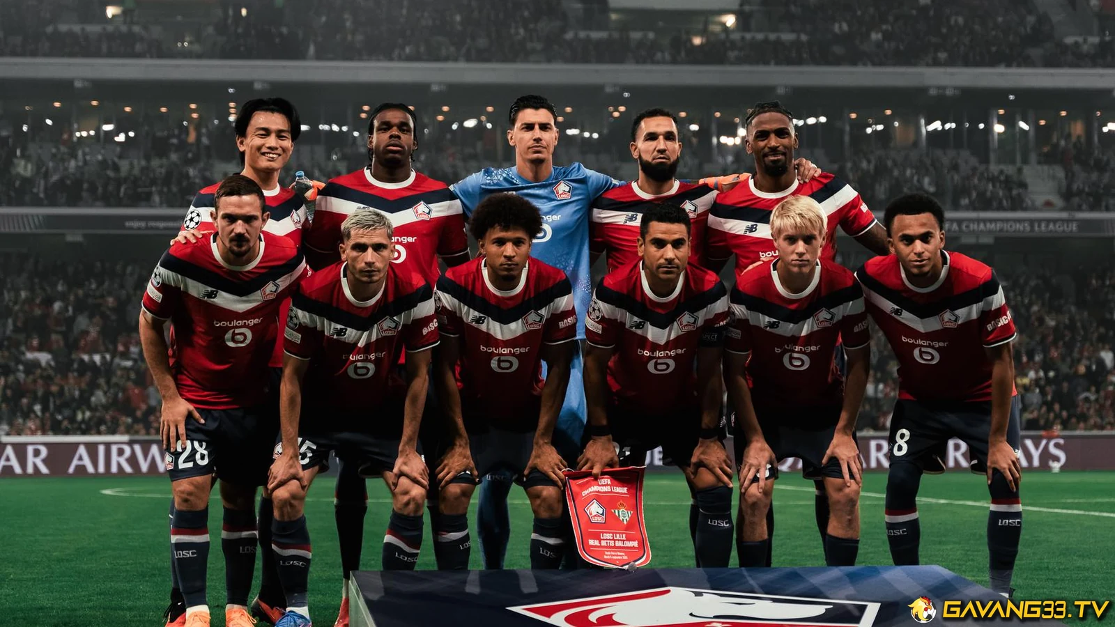 Ảnh tư liệu LOSC Lille trước trận đấu
